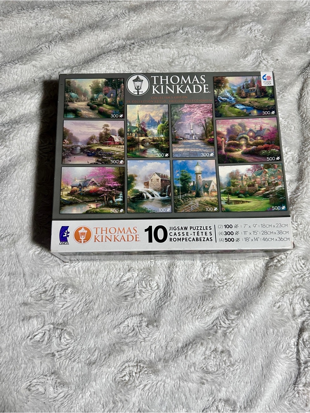 Thomas Kinkade 10 puzzle Box Set